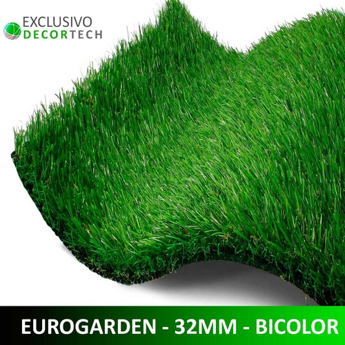 Grama Sintética Eurogarden 32mm Bicolor Lançamento