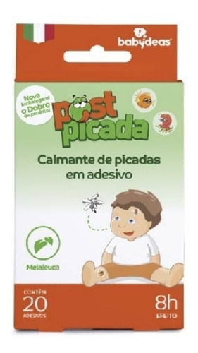 Calmante De Picadas Em Adesivo Coceira Post Picada 8h 20und