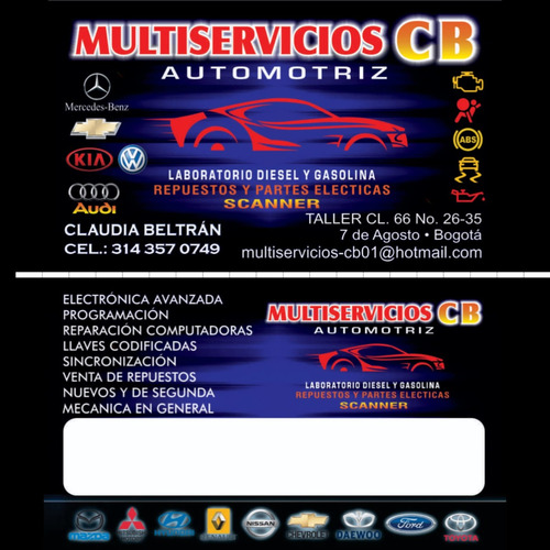 Multiservicios Cb Especialistas En Inyección Y Electrónica M