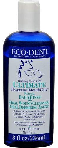 Eco-dent Premium Daily Rinse Clean Espumoso Menta Enjuague B