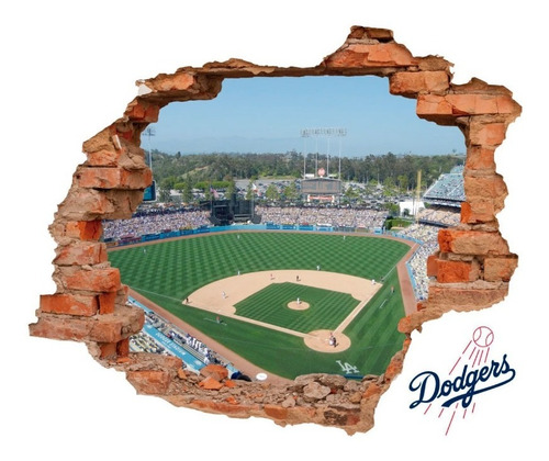 Vinil Decorativo Beisbol Los Angeles Dodgers 02 L.a. 