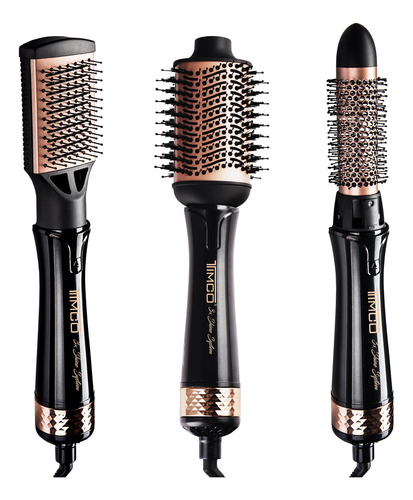 Cepillo De Aire Timco Aj-819 Con 3 Cabezales Intercambiables