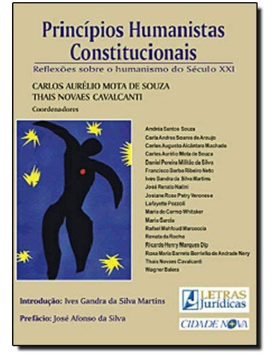 Libro Princípios Humanistas Constitucionais Reflexão Sobre O