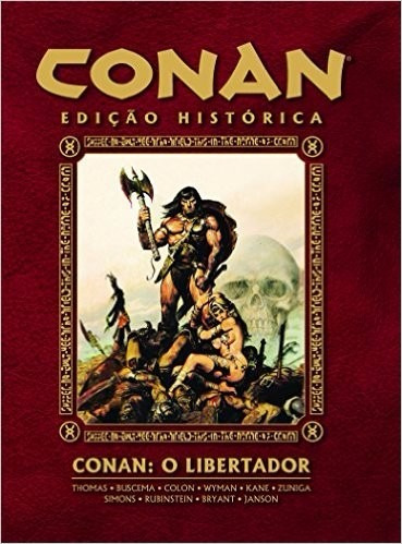 Conan O Libertador Livro Capa Dura Thomas Roy
