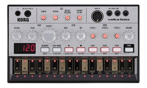 Korg Volca Bass Sintetizador Portatil Sonidos Bajo Showmusic