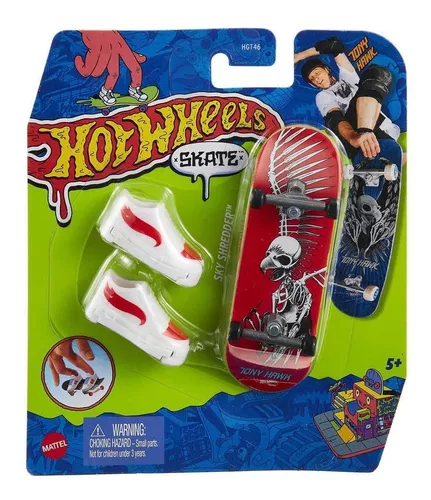 Hot Wheels Fingerboard Skate De Dedo Profissional Tênis