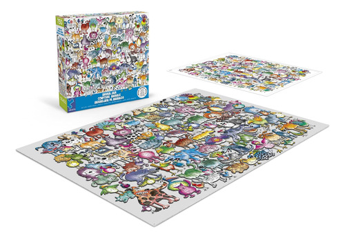 Ceco - Jam De Animales - Gatos Y Perros - Rompecabeza De 750