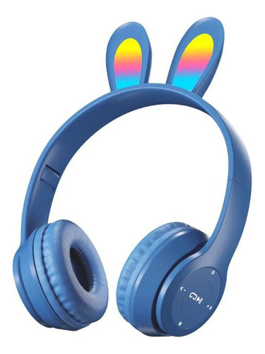 Auriculares Inalámbricos Con Orejas De Conejo, Auriculares P