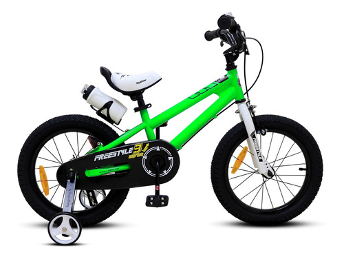 Bicicleta Infantil Freestyle Aro 16 Royal Baby Verde