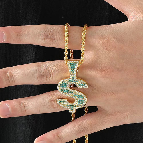 2 Trendy And Personalized Alloy Necklace With Diamonds