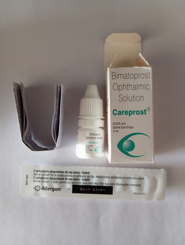 Careprost, Latisse Lumigan Genérico, Bimatoprost +2 Pinceles