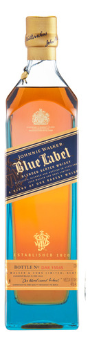 Whisky Johnnie Walker Blue Label Blended Scotch 750 Ml