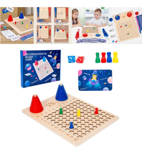 Juguetes Didácticos Para Niños, Tablas De Multiplicar