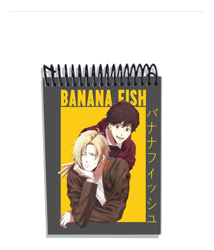 Caderneta Capa Dura Anime Banana Fish
