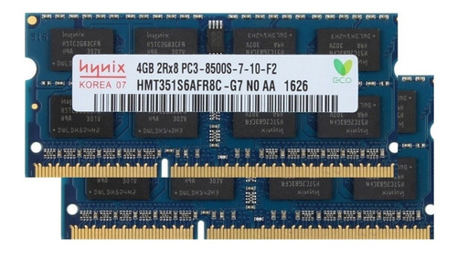 Kit Ram Sodimm Hynix8 Gb  2x4gb Ddr3 1066 Mhz Macbook Pro 