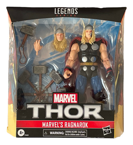 Thor Ragnarok Marvel Legends Deluxe Mjolnir Efecto Giratorio (Usado)