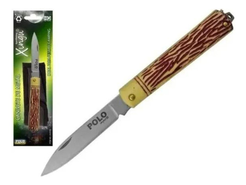 Faca Canivete Pesca Com Bainha - Xingu Xv3152