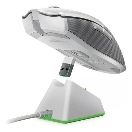 Mouse Razer Viper Ultimate Wireless Hyperspeed Mercury /dock