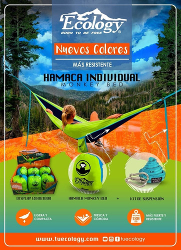 Hamacas Militares Para Acampar Camping, Playa, Finca Ecology