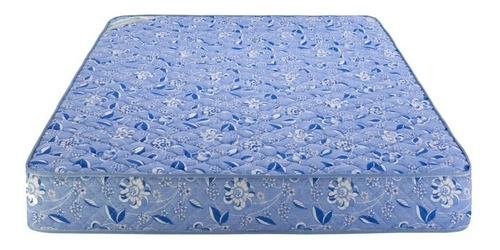 Imagen 2 de 4 de Colchón 2 1/2 plazas de espuma Suavestar Espuma Sueño plus celeste - 140cm x 190cm x 20cm