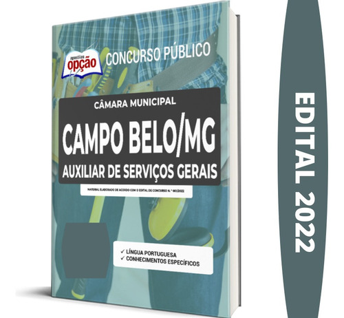 Apostila Câmara Campo Belo Mg 2022 Auxiliar Serviços Gerais