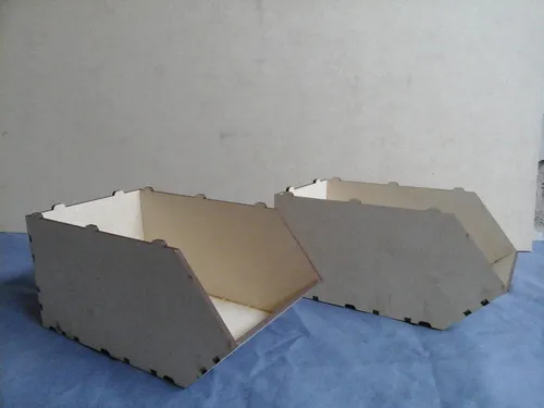 Gavetas Apilables De Fibrofacil Mdf X10 Unidades
