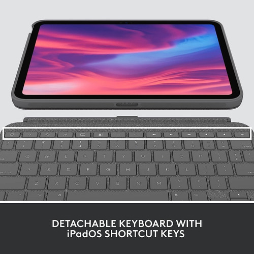 Teclado Logitech Combo Touch Para iPad 10ma Gen 10.9 2022