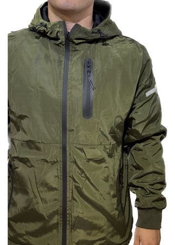 Campera Reversible Impermeable Hombre Invierno