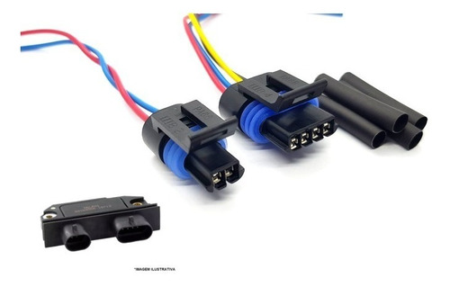 Plug Conector Modulo Hei Gm Monza Kadett Efi Delphi - Par