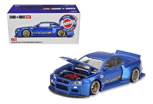 Kaido House LTD EDN コレクターズモデル 1/64 Nissan Skyline Gtr Kaido House Mini Gt 1/64 | Parcelamento sem juros