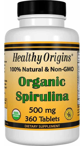 Espirulina 360tab Healthy Origi - Unidad a $1066