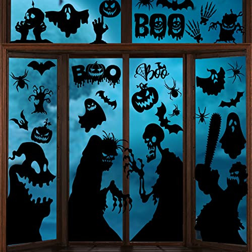 Joy Bang Grandes Puertas De La Ventana Halloween - 8j2mo