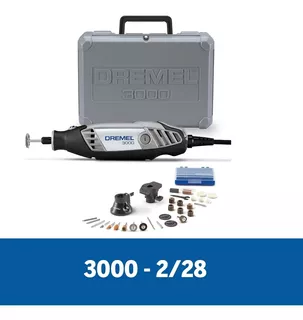 Dremel 3000 Mototool Con 2 Aditamentos Y 28 Accesorios