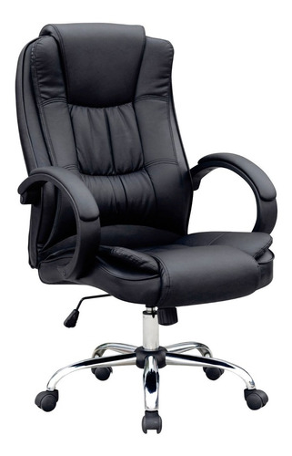 Oulet Sillon Ejecutivo Oficina Negro Eco Cuero Premium (Reacondicionado)