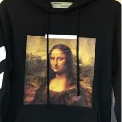 moletom off white monalisa