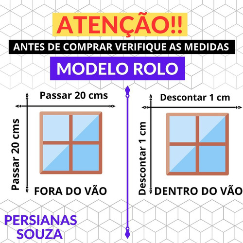 Persiana Rolo Tela Solar 5% L A R G 1,7 0 X 2,0 0 A L T