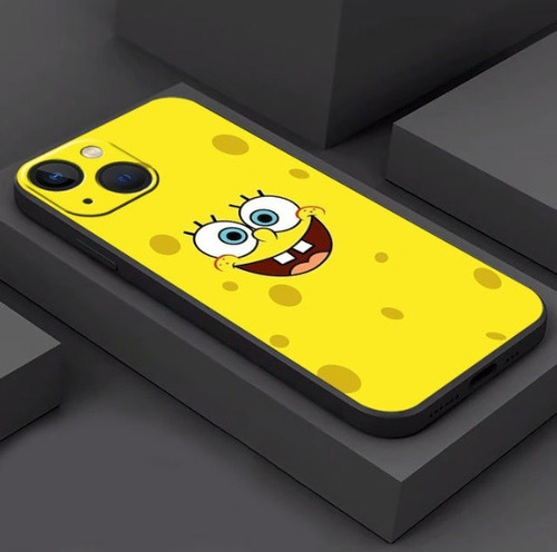 Funda De Bob Esponja Para iPhone 13 Pro