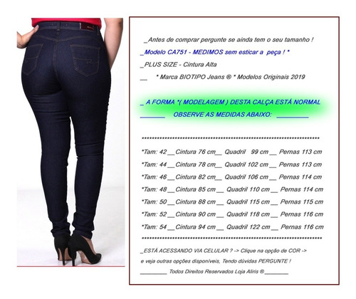 jeans biotipo plus size