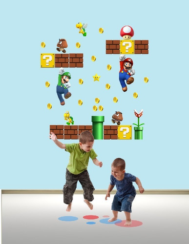 Vinilos Infantiles Mario Bros - Cali - 1m X 1m