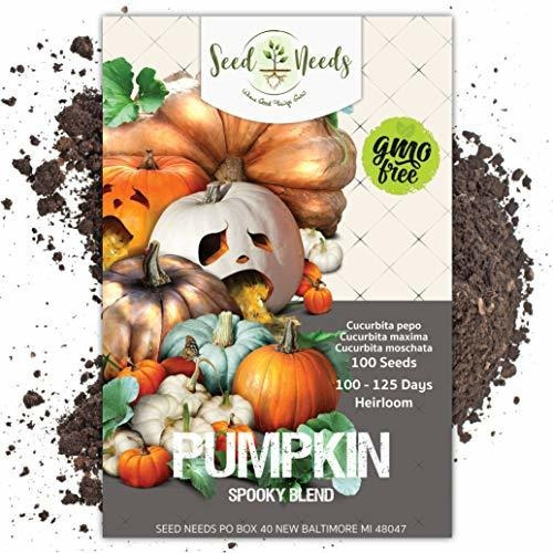 Seed Needs, Spooky Pumpkin Mixture (cucurbita Pepo / Maxima)