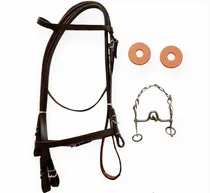 Comprar Cabezada Riendas Con Bozal Cabestro Y Freno Suela Caballo