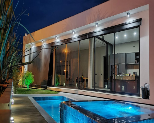 Imagem 7 de 22 de Casa 3 Suítes Sendo Suíte Master Piscina Privativa Alphaville Nova Esplanada Votorantim - Ca00379 - 68693756
