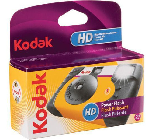 Cámara Kodak HD desechable 800 de 35 mm con flash, 27 exposiciones