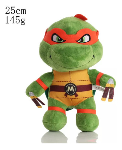 1 4 Piezas De Juguetes De Peluche De Las Tortugas Ninja