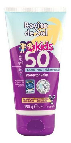 Protector Solar Rayito De Sol Kids Fps 50 X 150 Gr