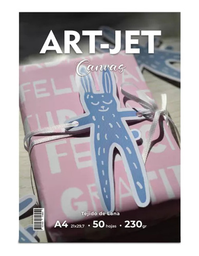 Papel Canvas Tejido De Lana 230g - Art-jet® - A4 - 50h