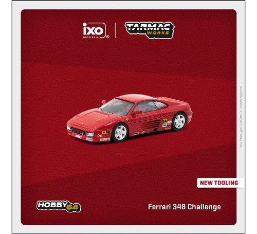 Tarmac Ixo Models Hobby64 Ferrari 348 Challenge Presentation