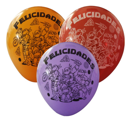 Artículos De Fiesta 40 Globos Látex Elegir Personaje Cumple*