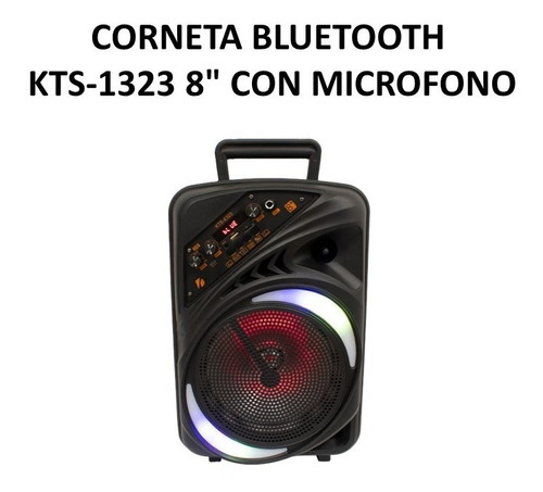 Corneta Bluetooth Kts- 1323 8  Con Microfono