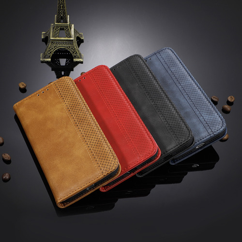 Funda Para Tecno Camon 40 Pro Adsorbible Cuero Vaina+mica